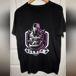 BEERP Black and Purple Graphic Tee
